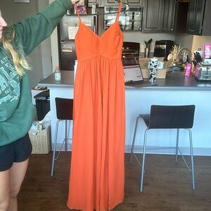 Paprika orange dress